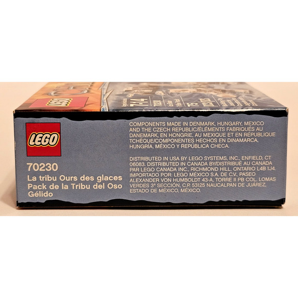 ICE BEAR TRIBE PACK Lego LEGENDS OF CHIMA Set #70230 NEW Sealed RETIRED Unopened - Picture 7 of 7